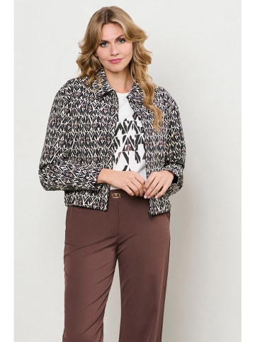 &Co Woman Blouson "Paloma" zwart/crème
