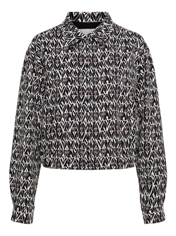 &Co Woman Blouson "Paloma" zwart/crème