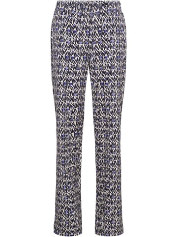 &Co Woman Broek "Patrice" zwart/blauw