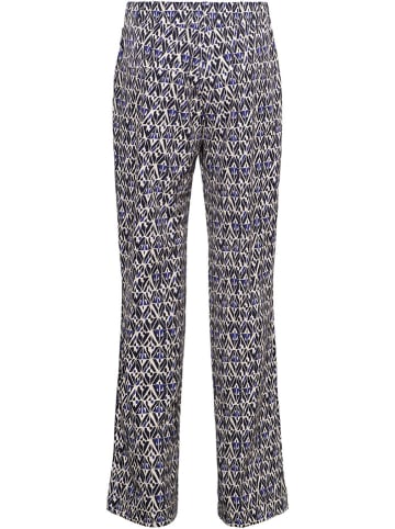&Co Woman Broek "Patrice" zwart/blauw