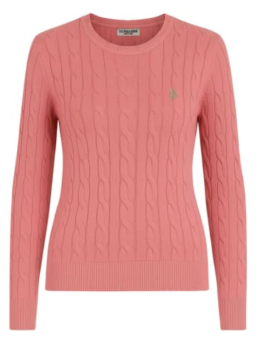U.S. Polo Assn. Sweter w kolorze jasnoróżowym
