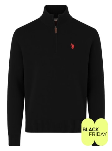 U.S. Polo Assn. Pullover in Schwarz