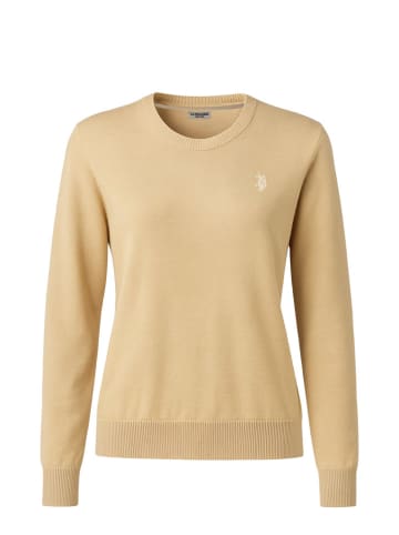 U.S. Polo Assn. Sweter w kolorze beżowym