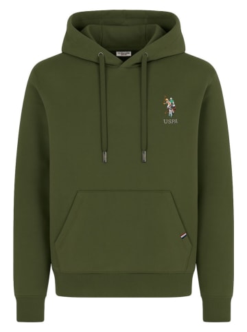 U.S. Polo Assn. Bluza w kolorze ciemnozielonym