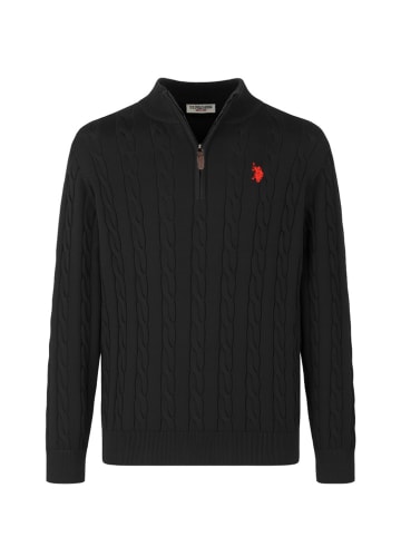 U.S. Polo Assn. Pullover in Schwarz