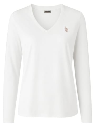 U.S. Polo Assn. Longsleeve wit