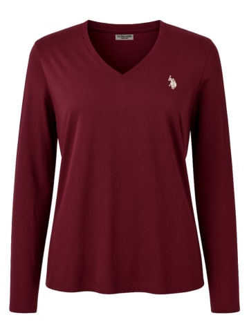 U.S. Polo Assn. Longsleeve bordeaux