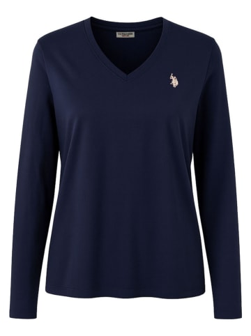 U.S. Polo Assn. Longsleeve in Dunkelblau