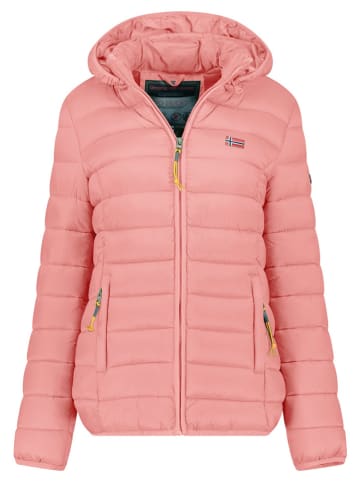 Geographical Norway Doorgestikte jas "Atikolor" roze