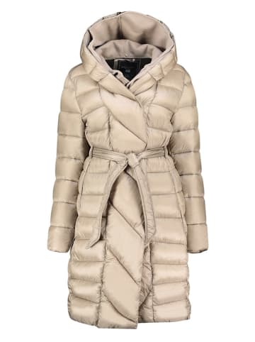 Geographical Norway Doorgestikte mantel beige