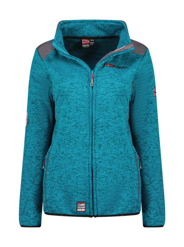 Geographical Norway Fleecejacke "Tourbillone" in Türkis