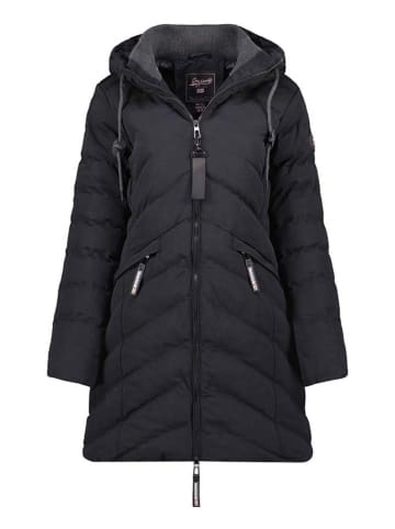 Geographical Norway Steppmantel "Clarisal" in Schwarz