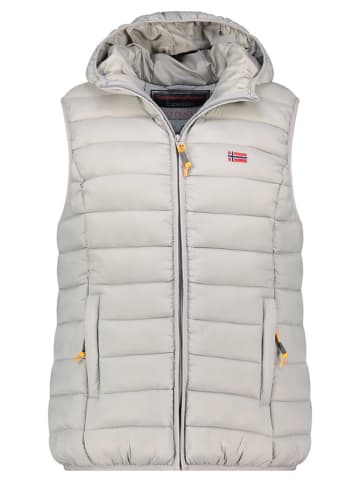 Geographical Norway Steppweste "Vatikolor" in Hellgrau