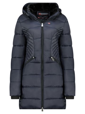 Geographical Norway Płaszcz zimowy "Bee" w kolorze granatowym