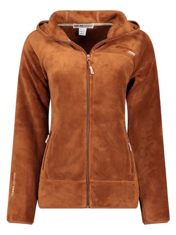 Geographical Norway Fleecejacke "Upalood" in Hellbraun