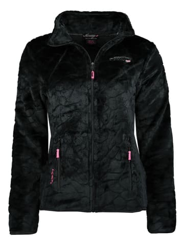 Geographical Norway Kurtka polarowa "Univers" w kolorze czarnym