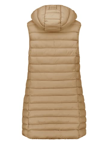 Geographical Norway Kamizelka pikowana "Vatikamap" w kolorze szarobrązowym