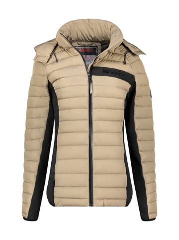 Geographical Norway Doorgestikte jas "Aretha" beige