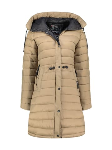 Geographical Norway Płaszcz zimowy "Batiga" w kolorze beżowym