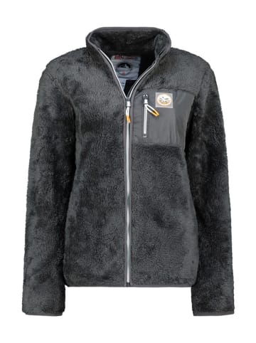 Geographical Norway Kurtka polarowa "Upecious" w kolorze ciemnoszarym