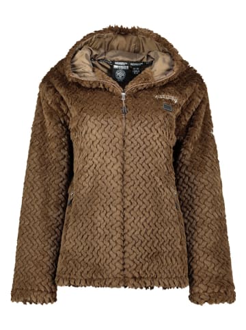 Geographical Norway Kurtka polarowa "Tredouce" w kolorze szarobrązowym