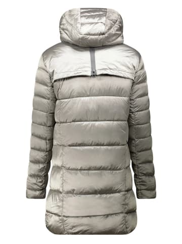 Geographical Norway Płaszcz pikowany "Bulli" w kolorze szarym