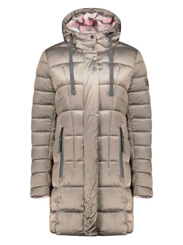 Geographical Norway Doorgestikte mantel "Bulli" taupe