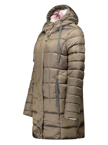 Geographical Norway Płaszcz pikowany "Bulli" w kolorze khaki