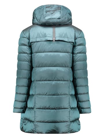 Geographical Norway Steppmantel "Bulli" in Grün