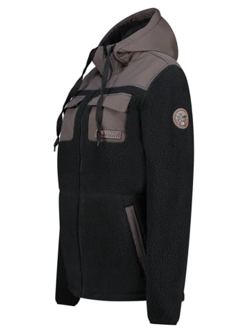 Geographical Norway Fleece vest "Toulouse" zwart/antraciet
