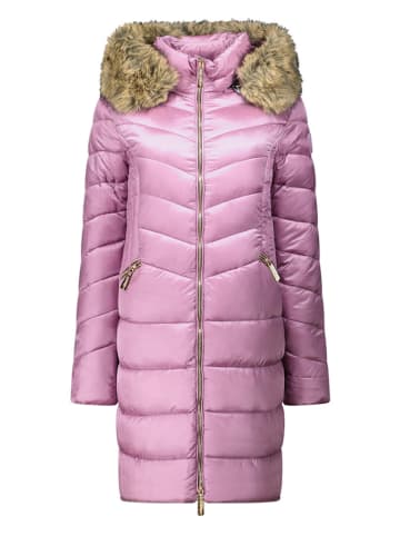 Geographical Norway Płaszcz pikowany "Bololita" w kolorze fioletowym