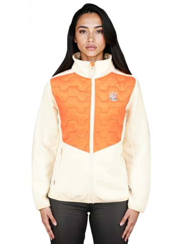 Geographical Norway Fleece vest "Telsi" crème/oranje