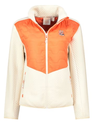 Geographical Norway Fleecejacke "Telsi" in Creme/ Orange