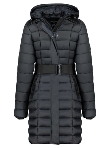 Geographical Norway Doorgestikte mantel "Artema" zwart