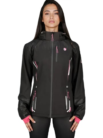 Geographical Norway Softshelljacke "Trelina" in Schwarz