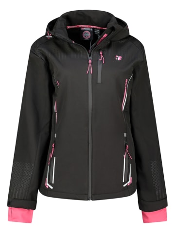 Geographical Norway Softshelljacke "Trelina" in Schwarz