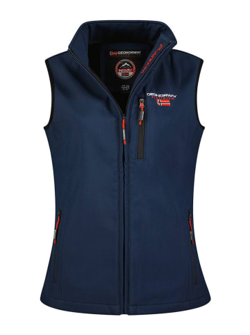 Geographical Norway Kamizelka softshellowa "Vakito" w kolorze granatowym