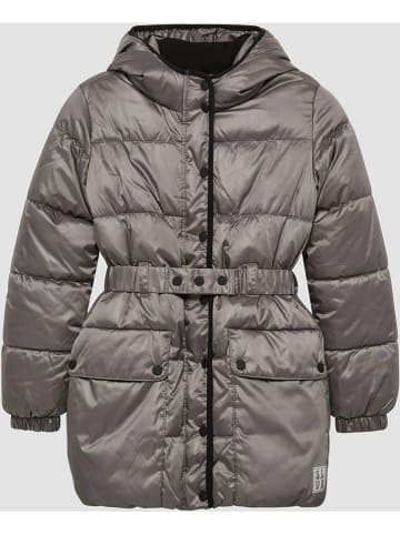 s.Oliver Płaszcz pikowany w kolorze srebrnym