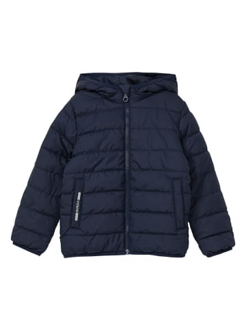 s.Oliver Doorgestikte jas donkerblauw