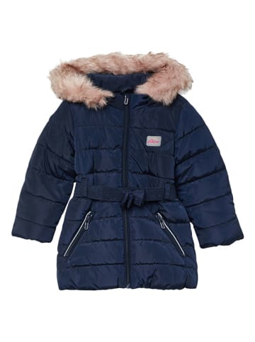 s.Oliver Płaszcz pikowany w kolorze granatowym