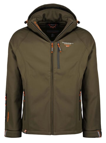Geographical Norway Kurtka softshellowa "Taboo" w kolorze khaki
