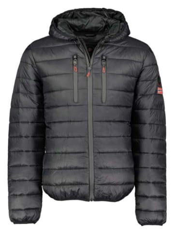 Geographical Norway Kurtka pikowana "Alaric" w kolorze czarnym