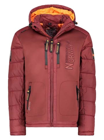 Geographical Norway Doorgestikte jas "Beachwood" rood