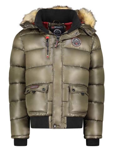 Geographical Norway Kurtka zimowa "Bugs" w kolorze khaki