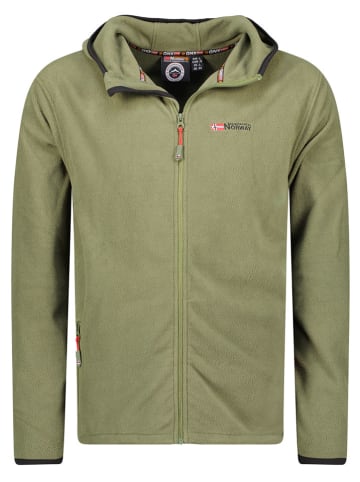 Geographical Norway Kurtka polarowa "Unicia" w kolorze khaki