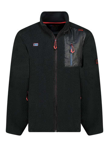 Geographical Norway Kurtka polarowa "Tigre" w kolorze czarnym