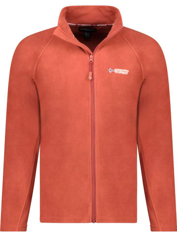 Geographical Norway Kurtka polarowa "Tug" w kolorze ceglanym