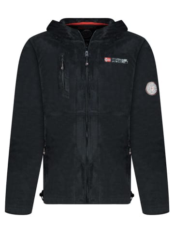 Geographical Norway Fleece vest "Upload" zwart