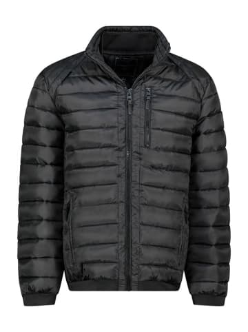 Geographical Norway Doorgestikte jas "Alonzo" zwart