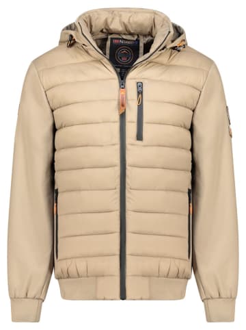 Geographical Norway Doorgestikte jas "Boswell" beige